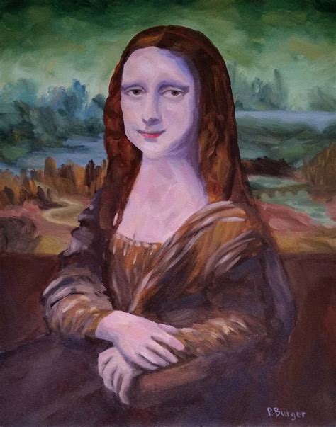 Mona Lisa By Da Vinci My Version Portrait Acrylic Painting Etsy