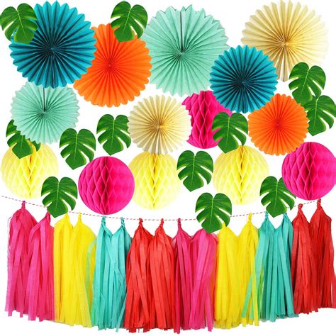 buy tropical party decorations hawaiian party palm leaves flamingo party decorations final
