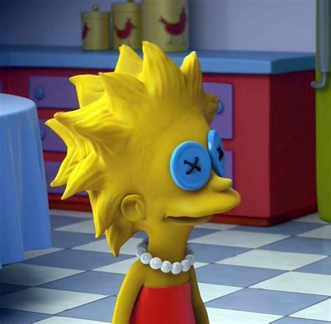 Lisa Simpson X Coraline The Simpsons Treehouse Of Horror Coraline