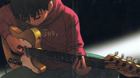 Anime Boy Playing Guitar Base