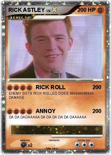 Pokémon Rick Astley 149 149 Rick Roll My Pokemon Card