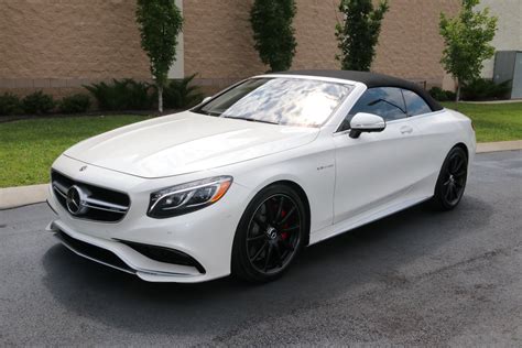Used 2017 Mercedes Benz S63 Amg Convertible Awd Wnav Amg S 63 For Sale