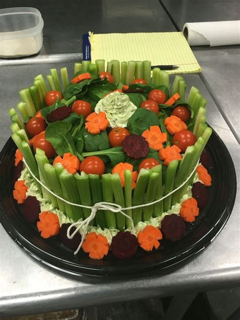 What A Clever Way To Take A Simple Salad To A Party Vegetable Cake