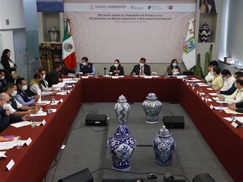 La Semarnat Y El Gobierno De Puebla Acuerdan Fortalecer Una Agenda
