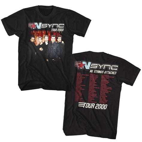 Nsync No Strings Attached Tour Boy Band Shirt Etsy