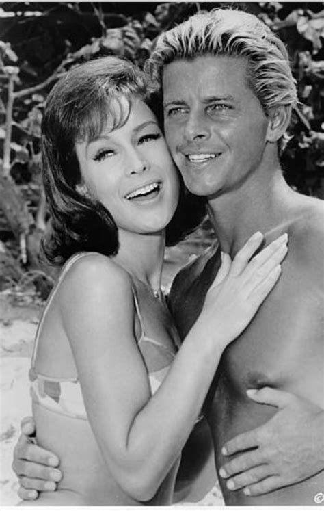 Barbara Eden And Peter Brown In Ride The Wild Surf 1964