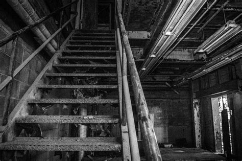 Free Images Grungy Black And White Structure Interior Building