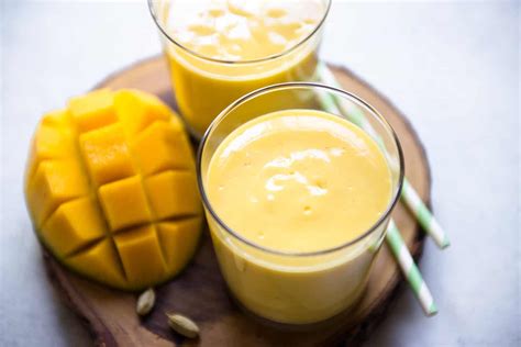 Simple Mango Lassi Recipe Healthy Nibbles By Lisa Lin