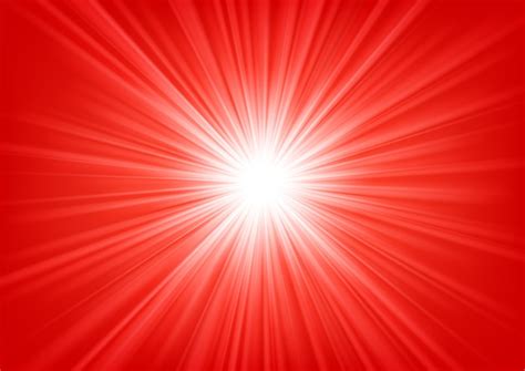Premium Vector Red Light Shining On Bright Background Vector Illustration