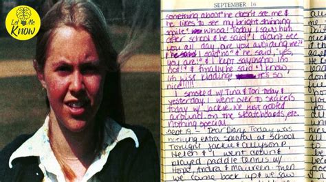 14 Year Old Girls Diary Uncovers One Important Clue About Her Untimely