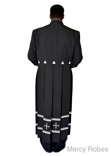 We are proud members of the national church goods association and have been faithfully providing service to the clergy, laity and the christian community since 1944. CLERGY ROBE STYLE EXE170 (BLACK/SILVER) | Mercy Robes