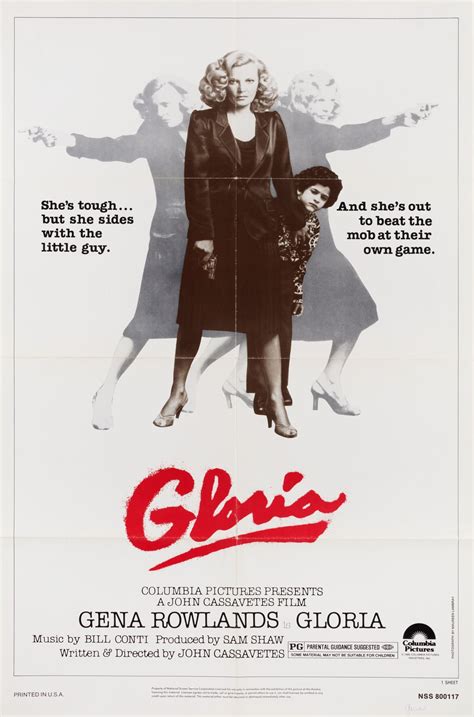 Gloria Original 1980 Us One Sheet Movie Poster Posteritati Movie