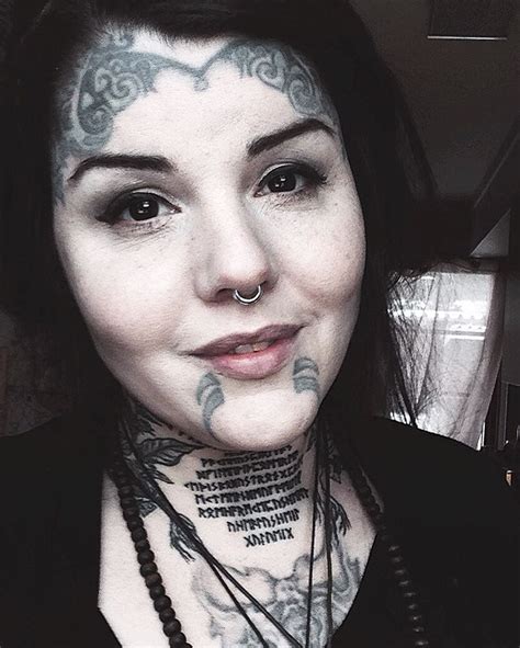 Instagram Facial Tattoos Tattoed Girls Girl Tattoos