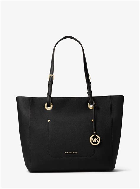 Michael Kors Large Saffiano Leather Tote Bag Literacy Basics