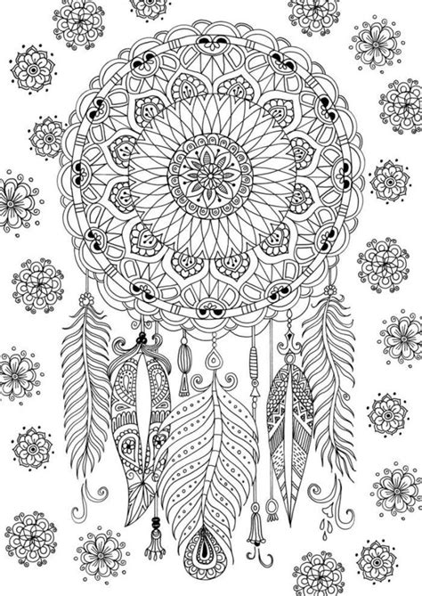 Dreamcatcher to print and color : Pin on *~COLORING FUN~*