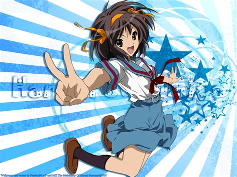 Anime The Melancholy Of Haruhi Suzumiya Hd Wallpaper