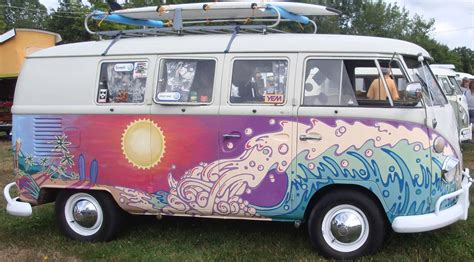 Psychedelic Hippy Vans Hippie Bus Hippie Van Van