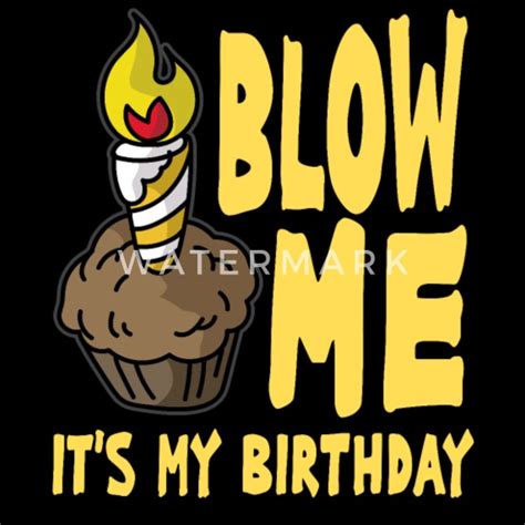 Blow Me Its My Birthday Candle Funny Blowjob T Womens T Shirt