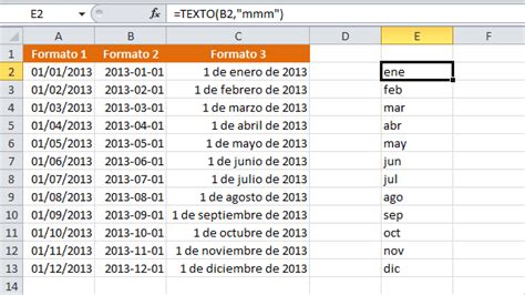 Cómo Obtener El Nombre De Mes En Excel • Excel Total