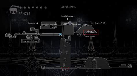 The Abyss Hollow Knight Map Tewshive