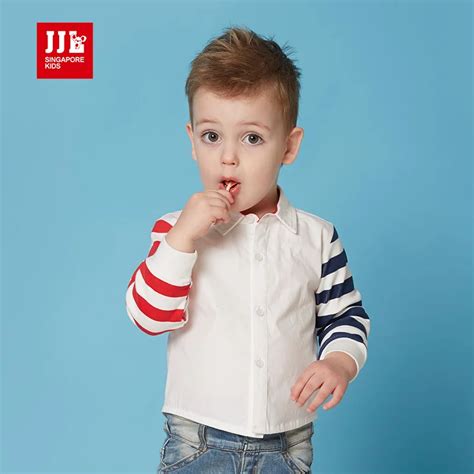 Baby Boy Dress Shirts Fashion Kids Shirts Camisetas Y Tops Infant