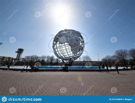 Queens Ny April 3 2021 View Of The Unisphere A Spherical
