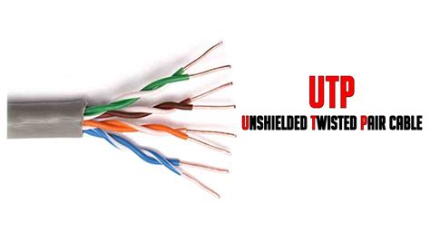 What Is Utp Unshield Twisted Pair Cable Learnabhi Com
