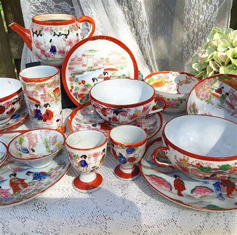 Our avery deluxe porcelain collection tea set has 24 pieces in white porcelain. 20 pc Japanese porcelain tea set, dishes, cup, saucer ...
