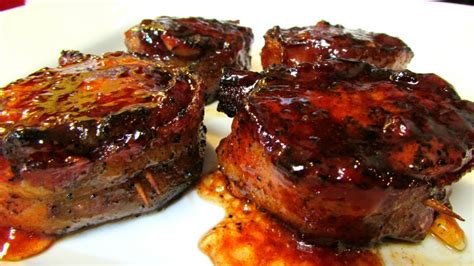 Start by marinating the venison for at least 8 hours in a mixture of red wine, garlic, soy sauce, rosemary, black. Pork Tenderloin - Bacon Wrapped Pork Tenderloin - Recipe ...