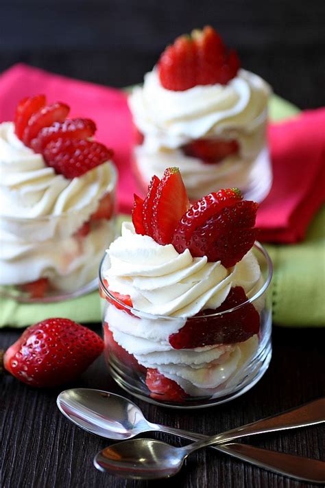 They were born in italy in 1533 by the chef of catherine de medicis in 1533 at the time of her marriage to the duc d'orleans who became king of france in 1547 as henry i. Strawberries & Cream Mini Parfaits - Tastes of Lizzy T's