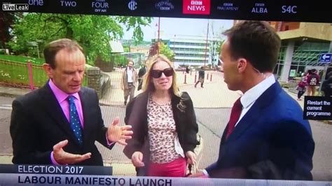 Watch Bbc Reporter Slapped After Grabbing Womans Breast On Live Tv