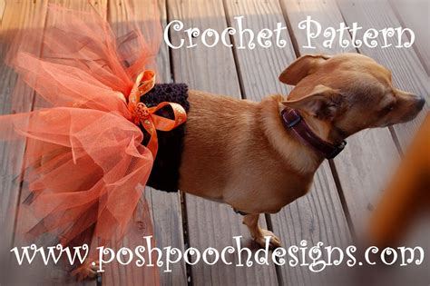Posh Pooch Designs Dog Clothes Doggie Tutu Free Crochet Pattern