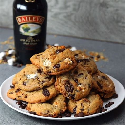 Our most trusted irish cookie recipes. Baileys S'mores Chocolate Chip Cookies - Cooking TV Recipes