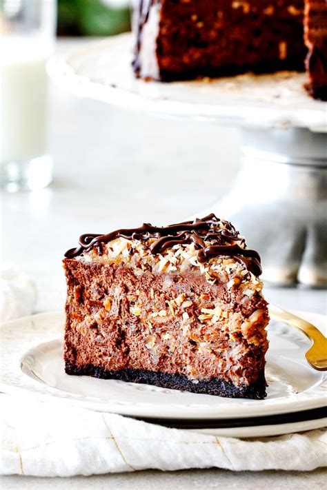 No gelatin or condensed milk in it, this. Show stopping German Chocolate Cheesecake AKA the best German Chocola… | German chocolate ...