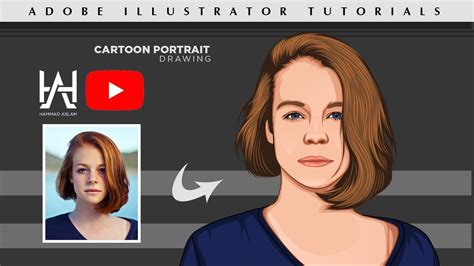 Vector Art Vector Portrait Cartoon Yourself Adobe Illustrator