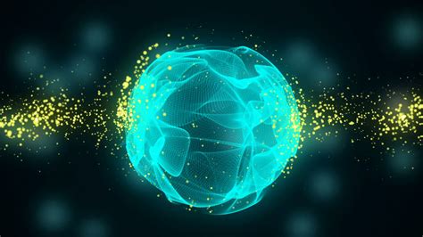 Abstract Motion Background With Particles Stock Motion Graphics Sbv