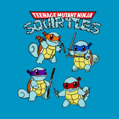 Teenage Mutant Ninja Squirtles Ninja Squirtles T Shirt Teepublic