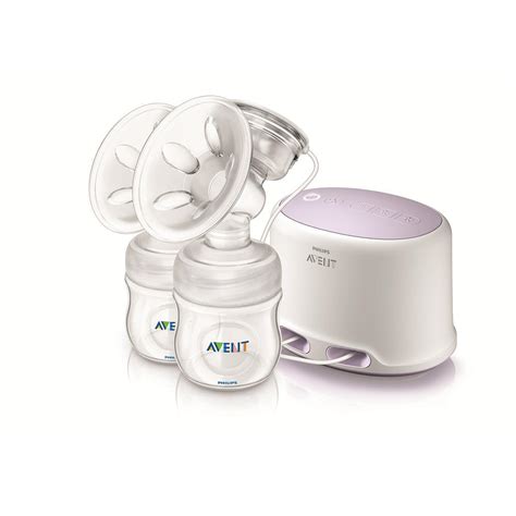 Convenience and comfort for effective expression. Philips Avent BPA Free Comfort Double Electric Breast Pump ...