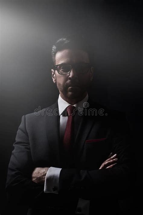 Close Upportrait Of A Modern Business Man Stock Image Image Of
