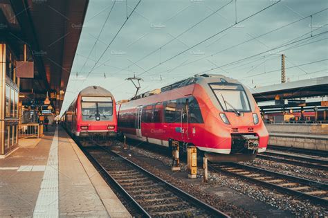 High Speed Railway Train In Germany High Quality Transportation Stock