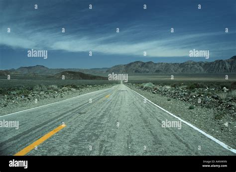 Highway In Nevada Usa Nevada Stock Photo Alamy