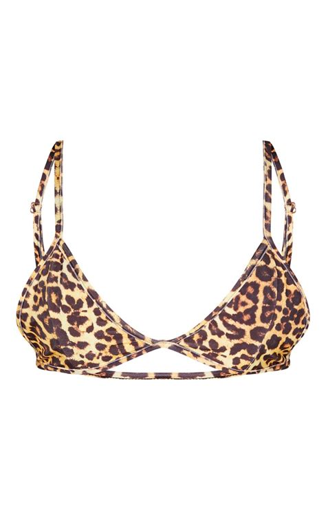 The Leopard Mix And Match Itsy Bitsy Bikini Top Head Online And Shop