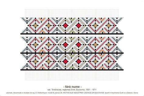 Semne Cusute Motive P M Model De Altita Embroidery Patterns