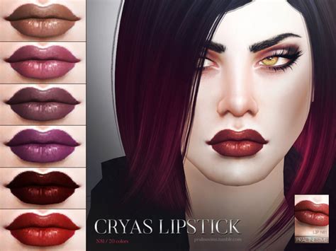 Pralinesims Cryas Lipstick N81 Sims Hair Sims 4 Cc Makeup Sims 4
