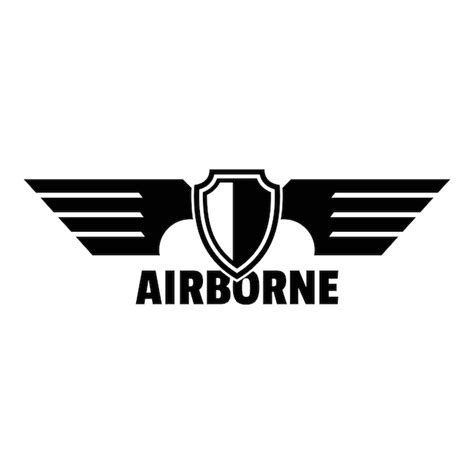 Premium Vector Airborne Wings Logo Simple Illustration Of Airborne