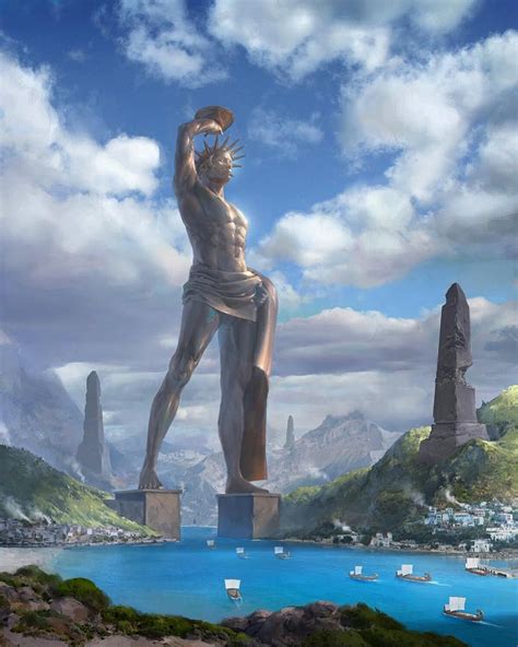 “colossus Of Rhodes” Art By Leo Aveiro Follow Monsterconcept For More