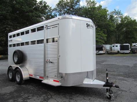 Shadow Trailers Rancher 16 Ft Bumper Pull Livestock Trailer Stock