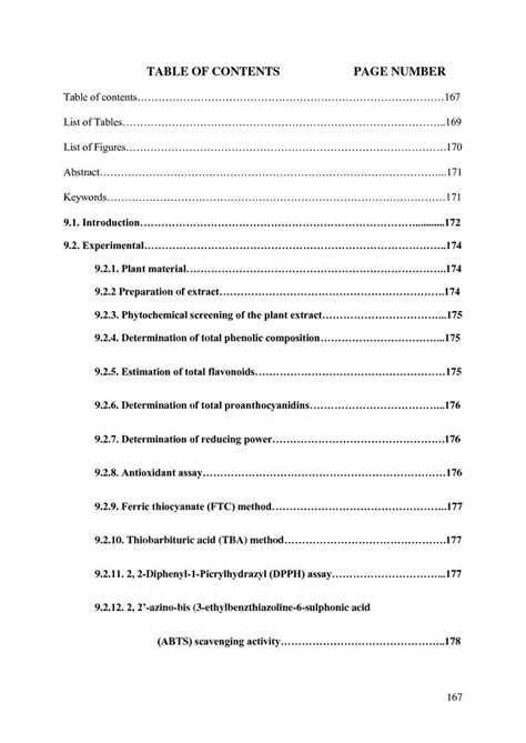 If your written report or research paper is extremely long, it may be helpful to include a table of contents showing the page number where each section begins. sample table of contents for research paper in 2020 ...