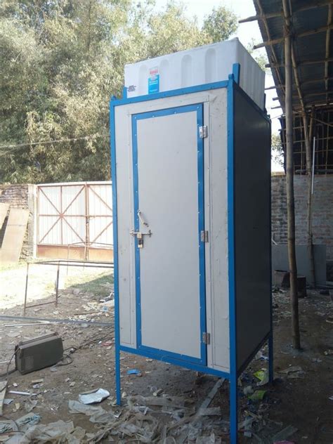 Ms And Frp Panel Build Readymade Toilet Cabin No Of Compartments