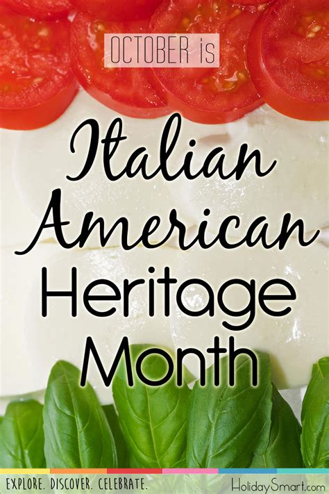 Italian American Heritage Month Holiday Smart